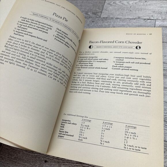 Vintage Paperback Weight Watchers Fast & Fabulous Cookbook Jean Nidetch 1985 WW - Picture 10 of 16